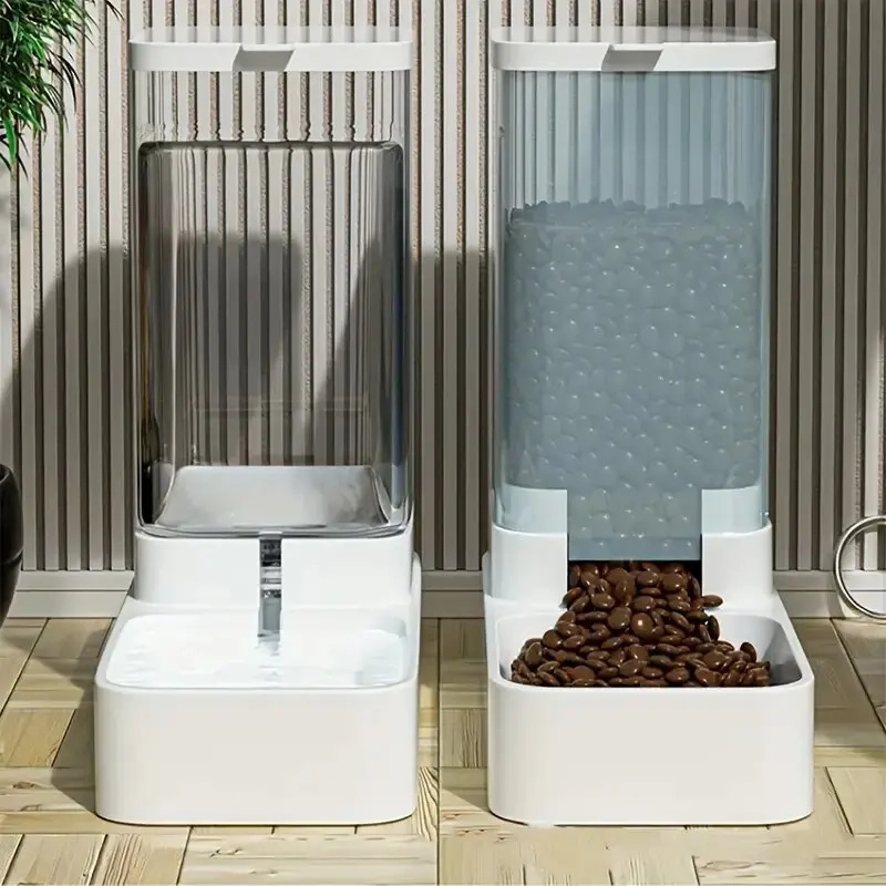 Automatic Pet Food & Water Feeder Set