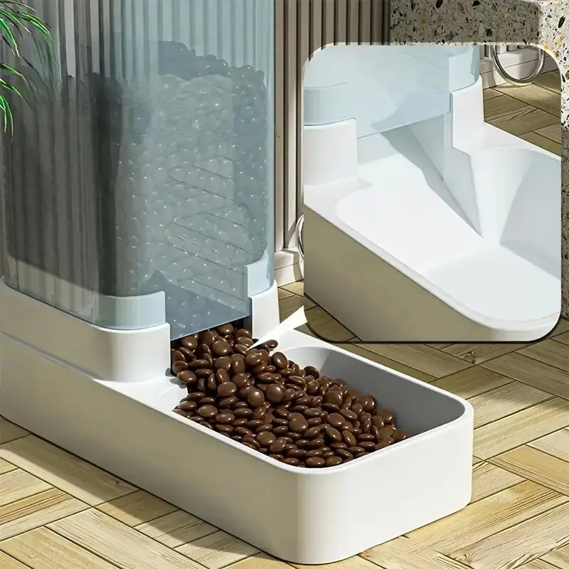 Automatic Pet Food & Water Feeder Set