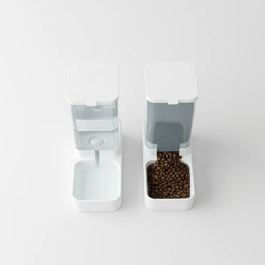 Automatic Pet Food & Water Feeder Set