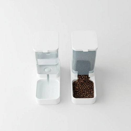 Automatic Pet Food & Water Feeder Set