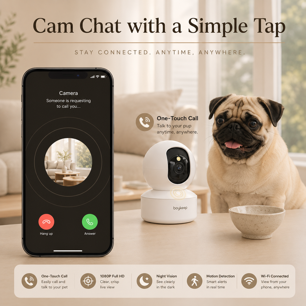 Intelligent 360 Pooch Monitoring Camera
