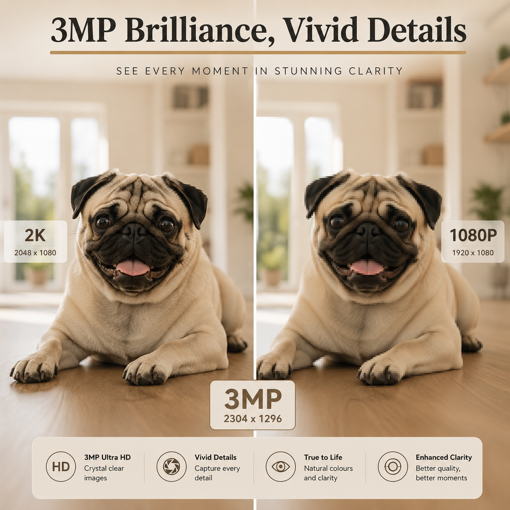 Intelligent 360 Pooch Monitoring Camera