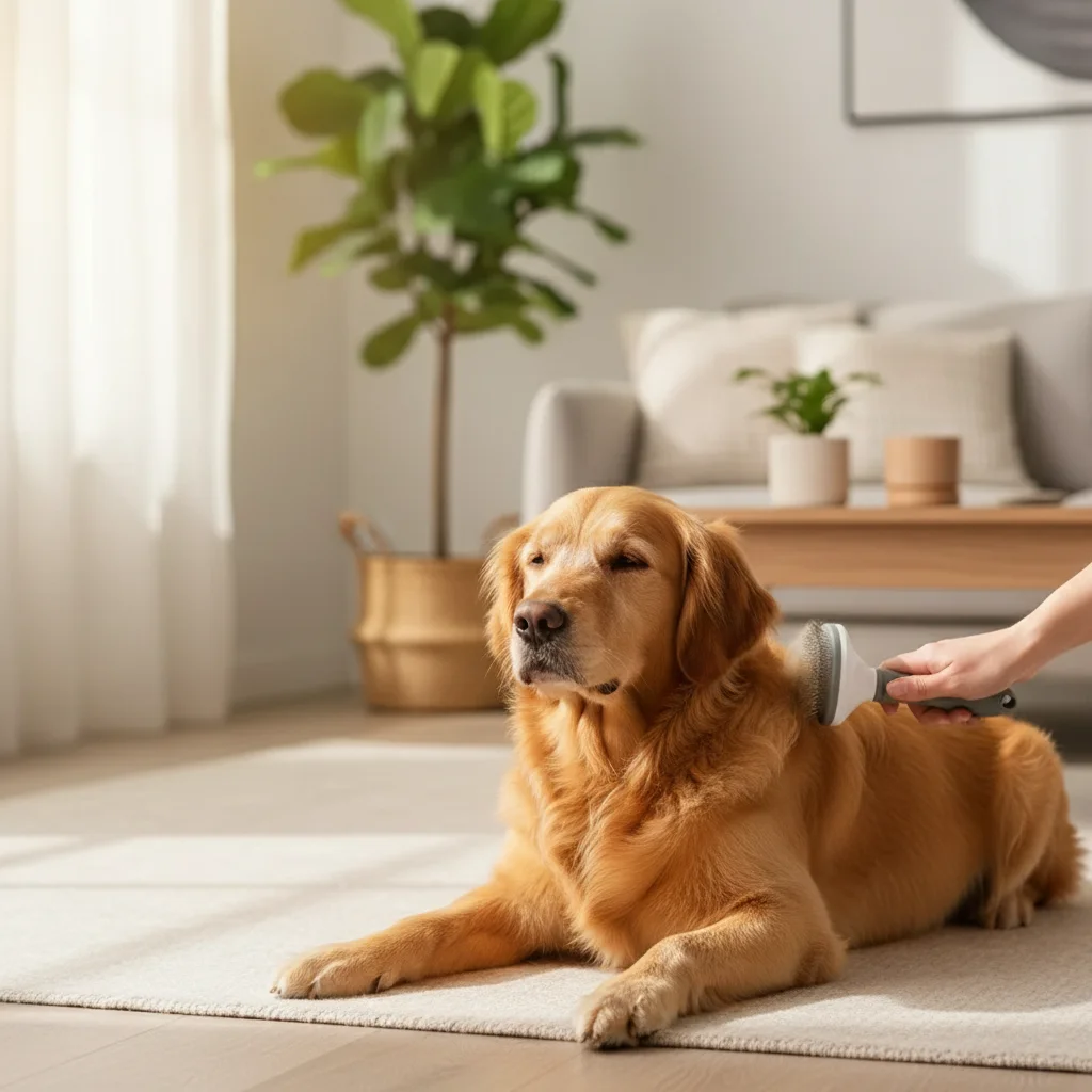 Pro Grooming Self Cleaning Pooch Brush