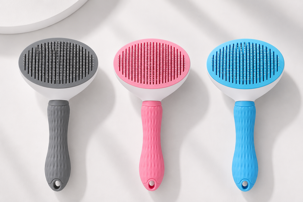 Pro Grooming Self Cleaning Pooch Brush