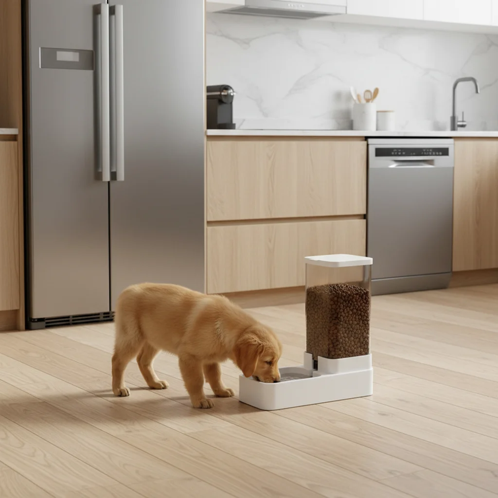 Automatic Pet Food & Water Feeder Set